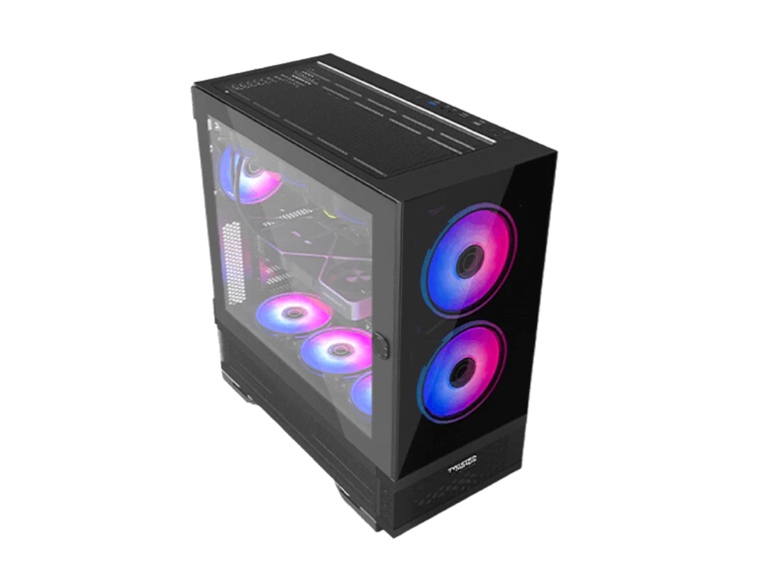 Twisted Minds Minimalist-04 Mid Tower Gaming Case - Black | Qatar Twisted Minds Minimalist-04 Mid Tower Gaming Case - Black | Qatar